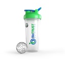 BioTRUST BlenderBottle Classic Shakeer Μπουκάλι, 28-Ounce με βρόχο, Καθαρό / πράσινο