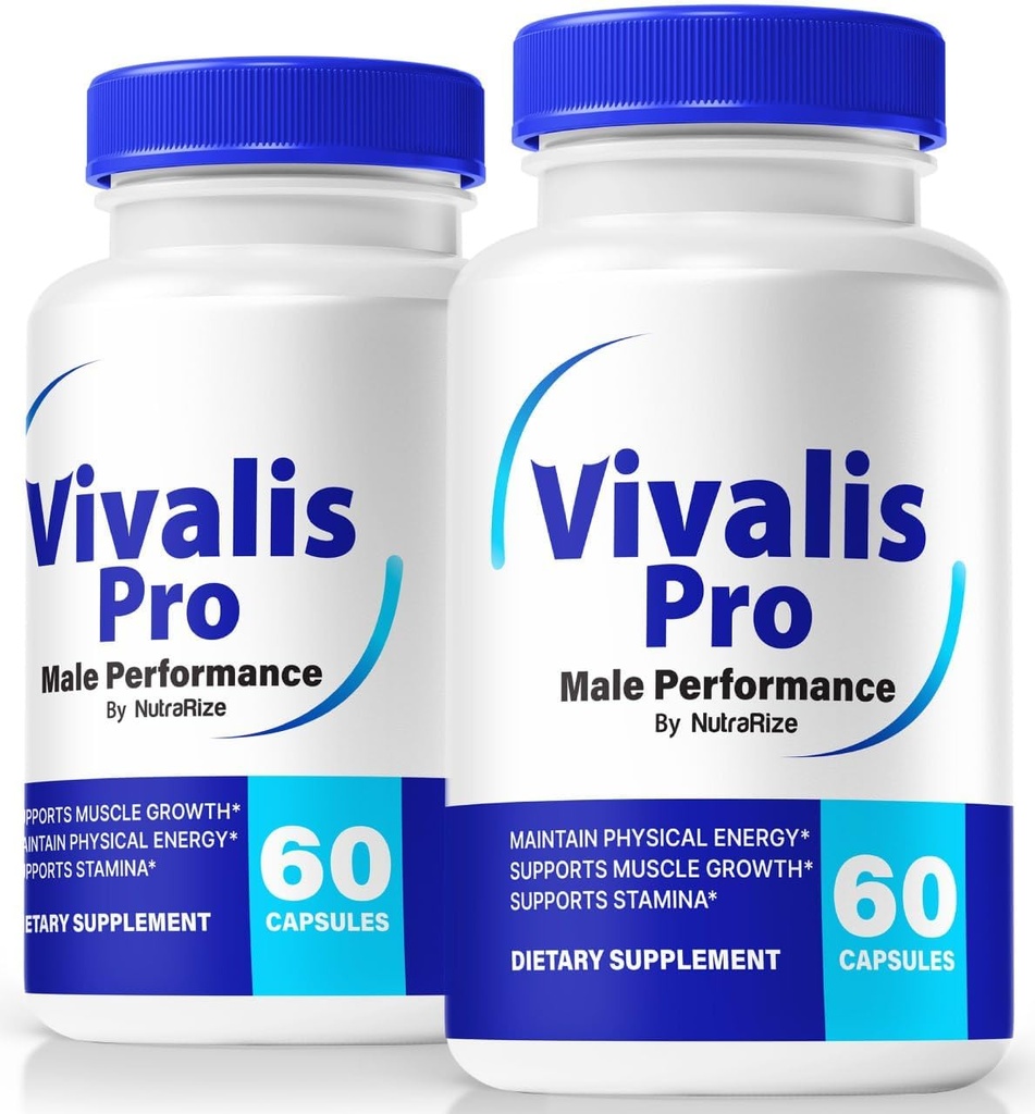(2 Πακέτο) Vivalis Pro Χάπια - Premium Ανδρική Φόρμουλα για γρήγορη ενέργεια, αντοχή και απόδοση, Vivalis Pro Κάψουλες για ένα ενεργό & ισορροπημένο τρόπο ζωής, Επίσημη Viva Lis Pro (120 κάψουλες)