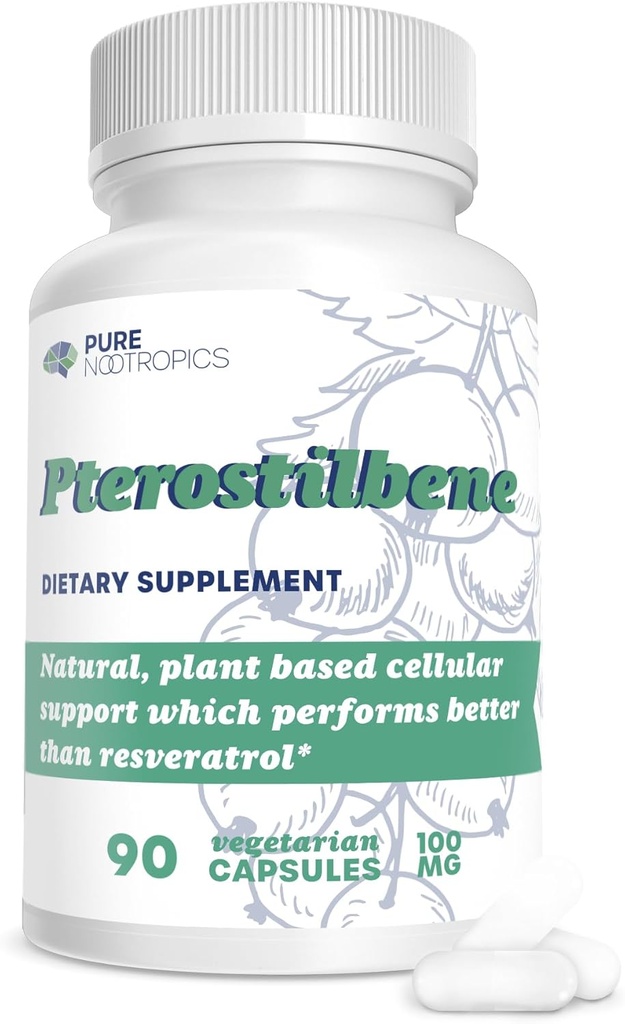 Pure Nootropics - Pterostilbene 100 mg Κάψουλες (90) 