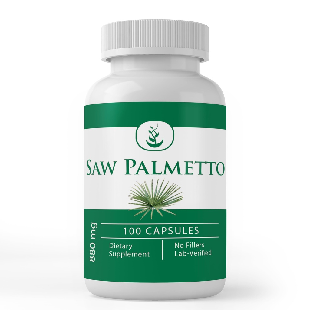 PURE αρχικά ΣΥΣΤΑΤΙΚΑ Saw Palmetto, (100 κάψουλες) Πάντα καθαρό, χωρίς πρόσθετα ή πληρωτικά, Εργαστήριο Επαληθευμένο