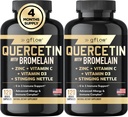 Quercetin με Bromelain, Stinging Nattle συμπλήρωμα, ψευδάργυρος βιταμίνη C βιταμίνη D 