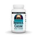 Source Naturals Ινοσιτόλη & Χολίνη 800 mg Υποστηρίζει Υγιεινή λειτουργία νεύρων - 100 δισκία