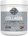 Κήπος της Ζωής Grass Fed Collagen Coconut MCT σκόνη - σοκολάτα, 24 σέρβις, Collagen Peptides συμπλήρωμα σκόνης για την ενέργεια Hair Skin Nails αρθρώσεις, Coconut MCTs & Προβιοτικά