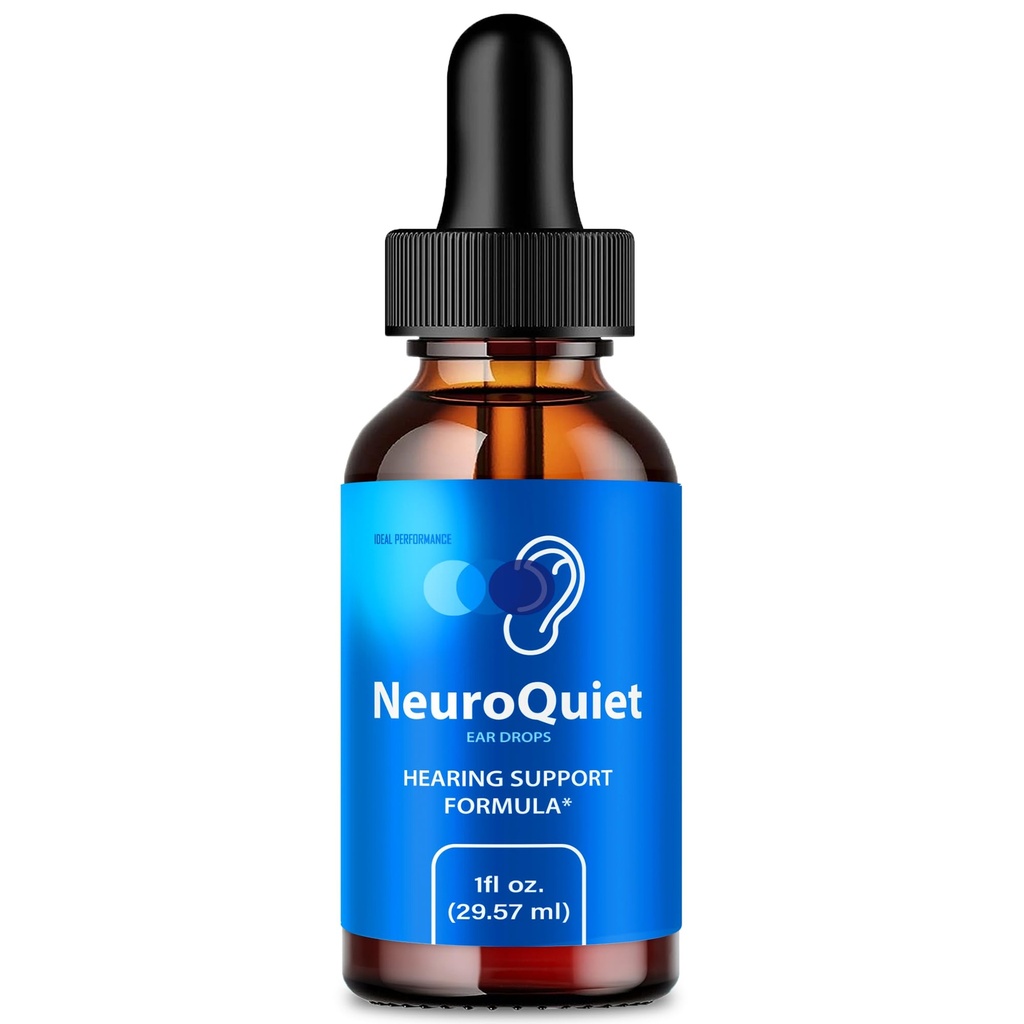 NeuroQuiet εμβοές ανακούφιση για το δαχτυλίδι αυτία NeuroQuiet Υποστήριξη ακοής Υγρές σταγόνες, Neuro Quiet Ακουστική Καθαρότητα και Υγιεινή ακουστική συμπλήρωμα, Neuro Quiet Όλα τα φυσικά σχόλια Φόρμουλα (1 Pack)