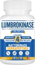 Liposomal Lumbrokinase Nattokinase Serrapeptase Complex, Lumbrokinase Supplement for Circulation Heart Health and Digestion, 60 Κάψουλες