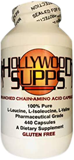 Hollywood Supps κάψουλες BCAA 100% καθαρό 3200mg Κατασκευασμένο στις ΗΠΑ