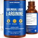 L Arginine Liquid - L-Arginine Supplement for Men and Women with Nitric Oxide Precursor, L Arginine Supplement