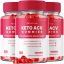 rize labs - Ketoviva Keto ACV Gummies για Σύνθετη απώλεια βάρους με μηλίτη μηλίτη ξύσμα, συμπλήρωμα βοηθά στη μείωση του λίπους κοιλιά, για επιπλέον δύναμη (180 Gummies)