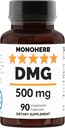 MONOHERB N-διμεθυλογλυκίνη 500 mg - συμπλήρωμα DMG - 90 κάψουλες Veg - 90 Σερβιέτες
