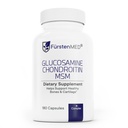 FürstenMED Glucosamine MSM συμπλήρωμα χονδροϊτίνης - Chondroitin & Glucosamine Διατροφικά συμπληρώματα για οστά & Κανονική Cartilage Υγεία - Υποστήριξη Κανονική κοινή υγεία με βιταμίνη C - 180 κάψουλες