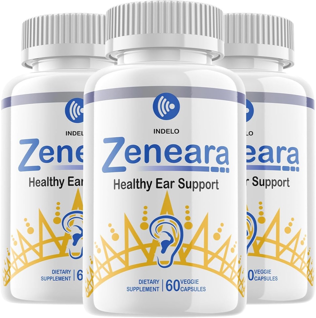 Zeneara Healthy Ear Support Supplement, Zeneara Ear Ringing Relief, Zeneara Εμβοές Θεραπεία, Μέγιστη Δύναμη Καψάκια Zeneara, Zeneara για την Ακρόαση Κριτικές (3 Συσκευασία - 180 Κάψουλες)
