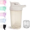 D.Y.A. 16oz Shaker μπουκάλι, Leak Proof Sports Shakes για το Shakes πρωτεΐνης, Shake Bottle για την προ προπόνηση και τα ταξίδια για να πάει, BPA δωρεάν και εύκολο καθαρό μπουκάλι shakeer πρωτεϊνών, Grey