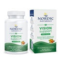 Nordic Naturals Vision Support, Lemon - 60 Soft Gels - with Zeaxanthin and FloraGLO Lutein, for Healthy Eyes and Vision - 30 Servings