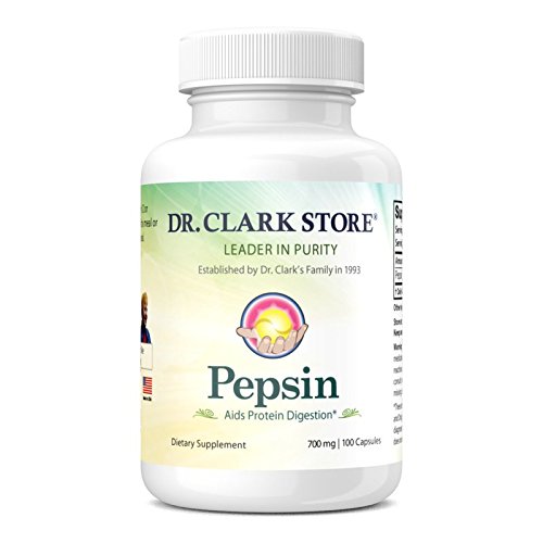 Dr. Clark Pepsin Supplement, 700mg, 100 Ζελατίνες Κάψουλες