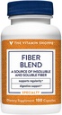 The Vitamin Shoppe Fiber Blend, μια φυσική πηγή αδιάλυτων και διαλυτών ινών, υποστηρίζει Digestive Health & Regularity (100 κάψουλες)