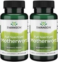 Swanson Motherwort-Herbal Supplement Traditionally Used to Promote Heart Health, Endocrine Function & Digestive Health-Natural Formula Promoting Wellness for Women-(60 Capsules, 400mg Each) 2 Pack
