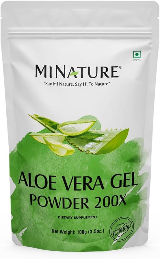 Aloe Vera Gel Powder 200x by mi Nature 