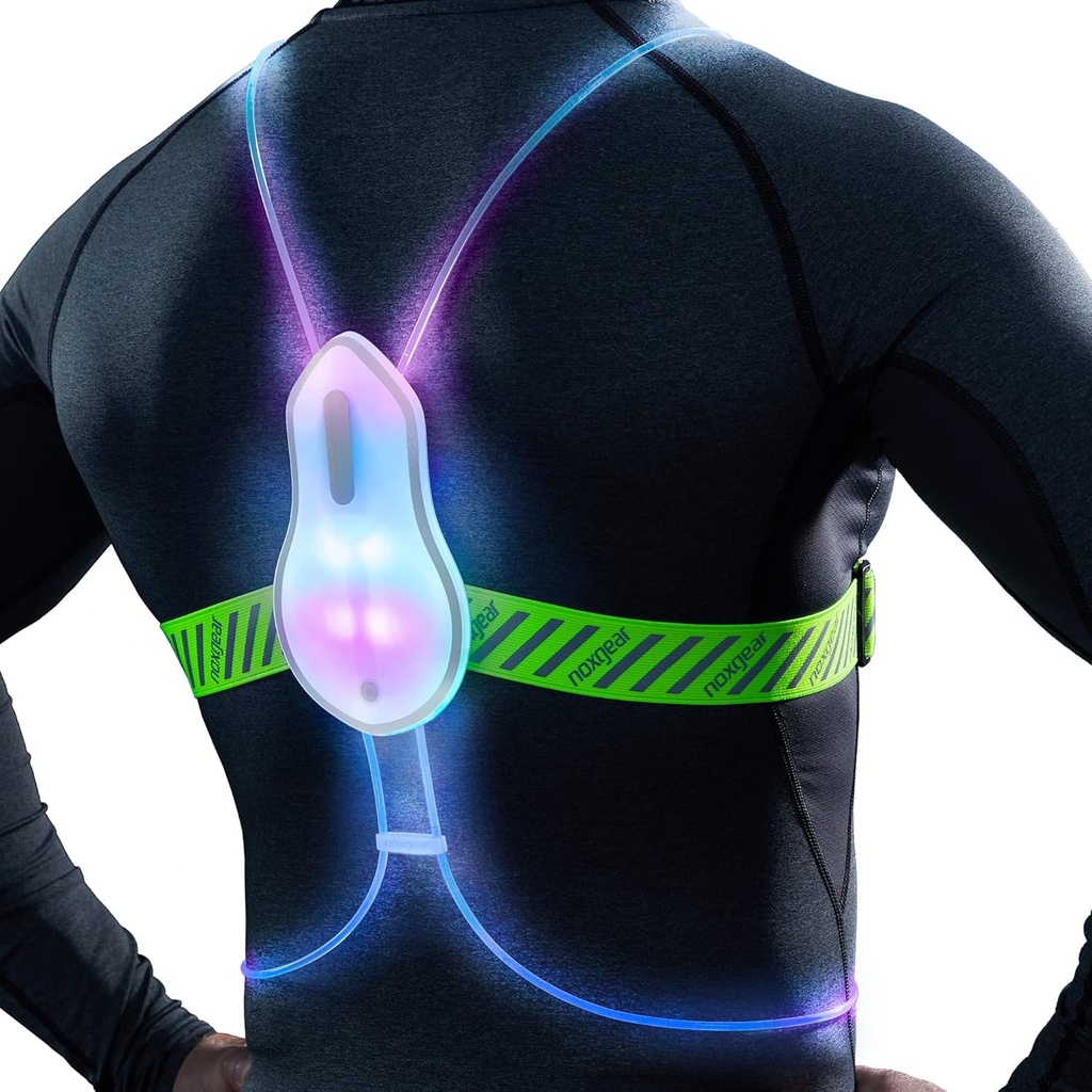 Noxgear Tracer2 Πολύχρωμο φως επάνω και αντανακλαστικό τρέξιμο γιλέκο 