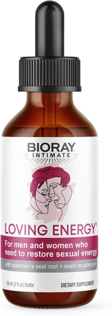 BIORAY Intimate Loving Energy - 2 fl oz - με Φαρμακευτικά Μανιτάρια - Μη ΓΤΟ, Vegan, Χωρίς Γλουτένη