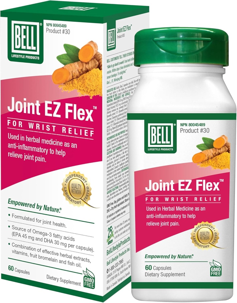 Σύνδρομο της σήραγγας Bell Carpal (60 Caps)