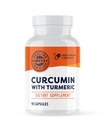 Βιεργική κουρκουμίνη με Turmeric Συμπλήρωμα, 1000mg Curcumin Extract/Serving – Υγρές κάψουλες - Μη-GMO, Χωρίς γλουτένη, Kosher, Vegan & Παλαιοφιλικό συμπλήρωμα κουρκουμίνης