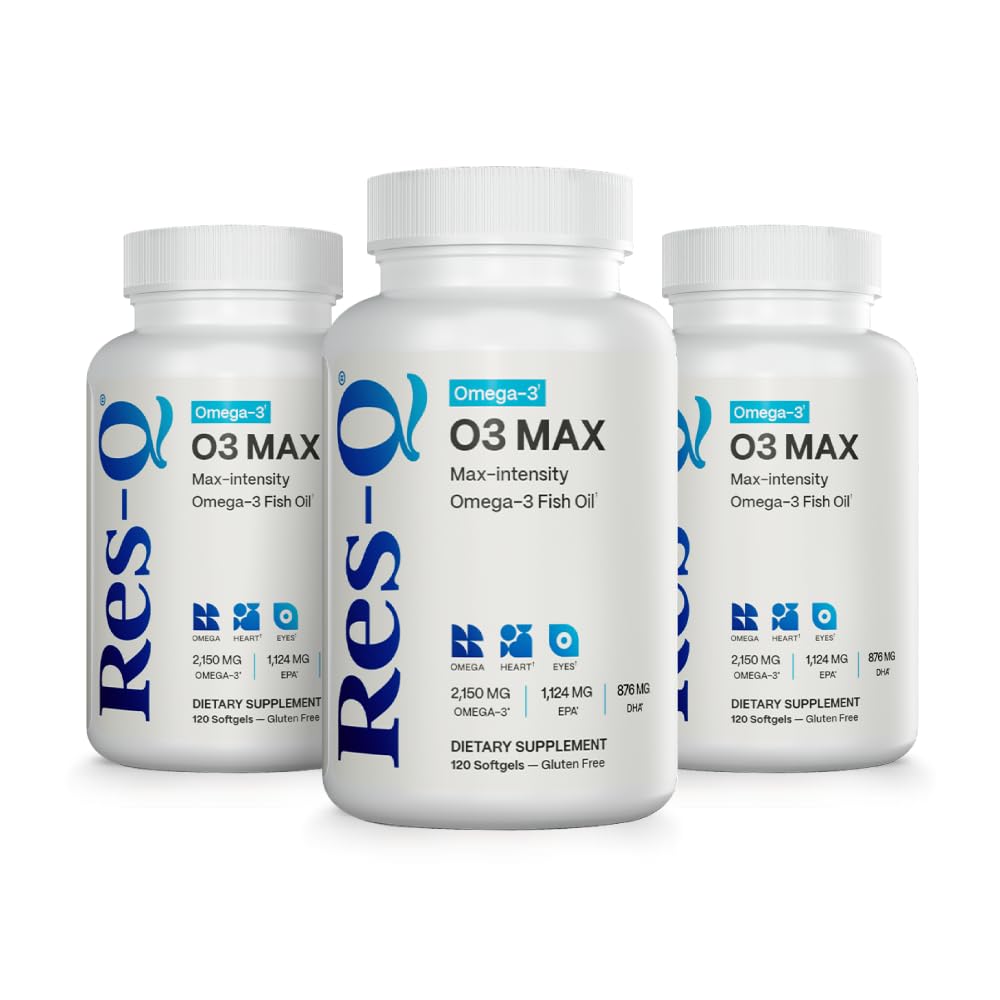 Res- Q O3 MAX Omega-3 Κάψουλες (3 pk)