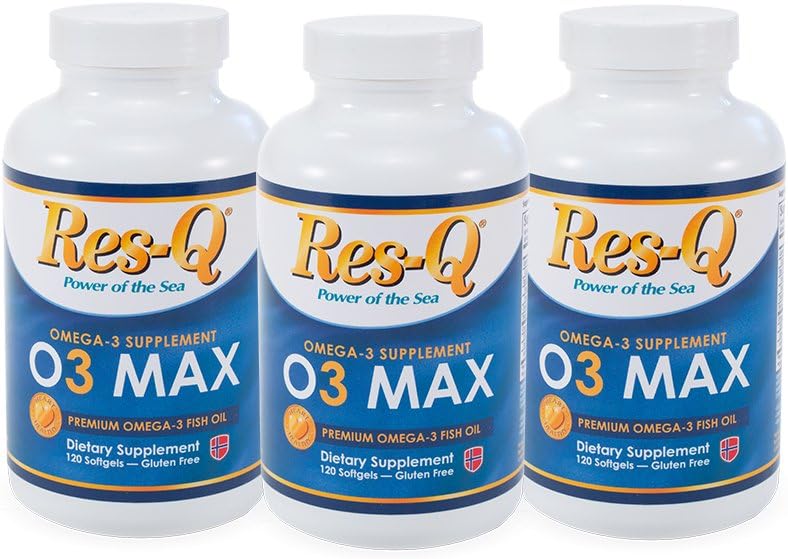 Res- Q O3 MAX Omega-3 Κάψουλες (3 pk)