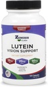 Zenesis Labs Lutein Vision Support - Αιθέρια Βιταμίνη ματιών - με Bilberry, Beta-Carotene, Ψευδάργυρος, Grapeseed & Άλλα Ορυκτά - 120 κάψουλες - 60 ημέρες προσφοράς