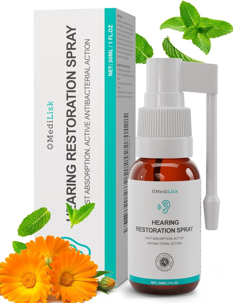 Σπρέι αποκατάστασης ακοής Medilisk – Καθαρισμός και περιποίηση αυτιών 