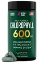 Καψάκια Χλωροφύλλης 600 mg - Φυσικά Χάπια Χλωροφύλλης για Γυναίκες & Άνδρες - Εξαιρετικά βιοδιαθέσιμο συμπλήρωμα Χλωροφύλλης για Ενέργεια, Ανοσία, Δέρμα + Εσωτερικό Αποσμητικό