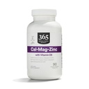 365 από Whole Foods Market, Cal-Mag-Zinc με βιταμίνη D3, χορτοφάγος, 90 κόμης