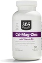 365 by Whole Foods Market, Cal-Mag-Zinc with Vitamin D3, Vegetarian, 90 Count