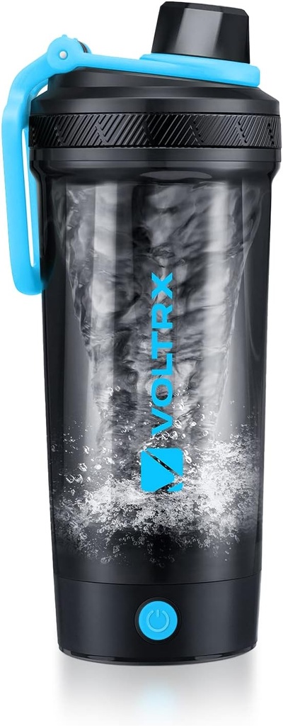 VOLTRX Shakeer μπουκάλι, Gallium USB C επαναφορτιζόμενη ηλεκτρική πρωτεΐνη Shake Mixer, Shakeer Cups για την πρωτεΐνη Shakes και την αντικατάσταση γεύματος Shakes, BPA δωρεάν, Κατασκευασμένο με Tritan, 24oz