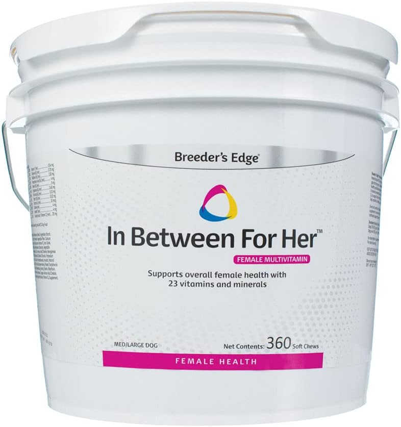 Edge του Breeder στο μεταξύ για την, καθημερινή πολυβιταμίνη για την αναπαραγωγή Σκύλοι και γάτες, γεμίζει διατροφικά κελύφη, και υποστηρίζει μαμάδες μεταξύ αναπαραγωγής, 360 ct Medium & Large Dog