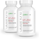 PaleoLife Premium Γλουταθειόνη + Γαϊδουράγκαθο γάλακτος + Ψευδάργυρος - 60 Μασώμενα δισκία, Cherry Flavor (2- Πακέτο)