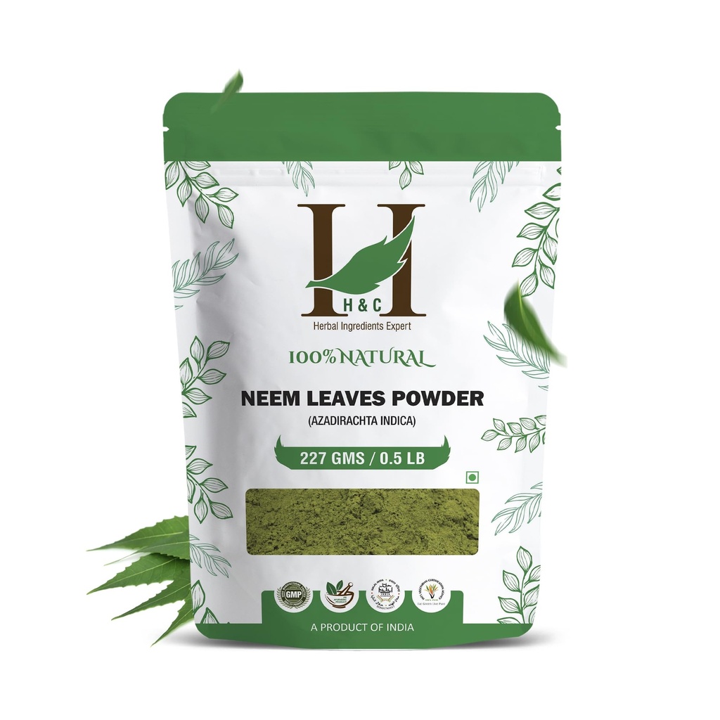 H&C Φυσικό φύλλα Neem σκόνη, 227 γραμμάρια (1/2 lb)