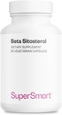 SuperSmart Beta-Sitosterol Supplement 180mg ανά ημέρα (Patented) - Φυτικές στερόλες - Beta-Sitosterol Extract for Men 