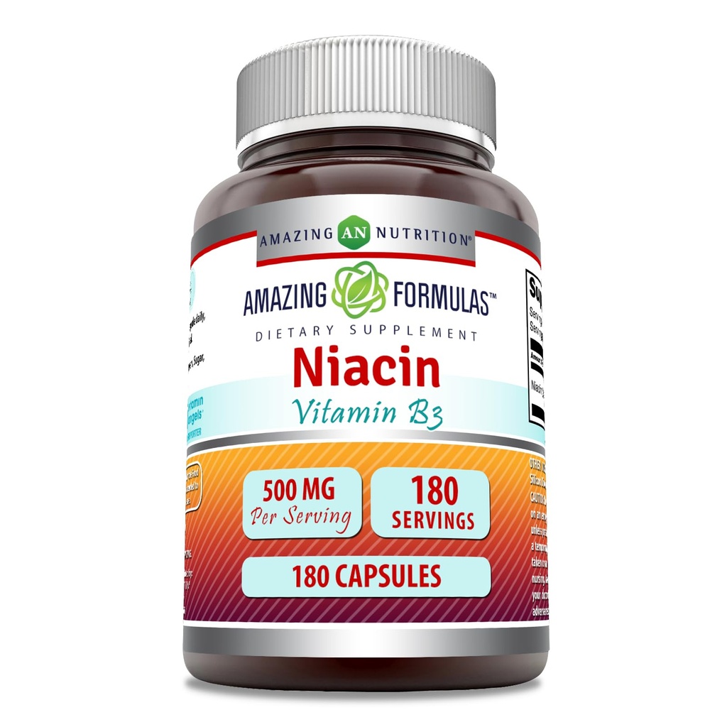 Amazing Formulas Niacin Supplement 