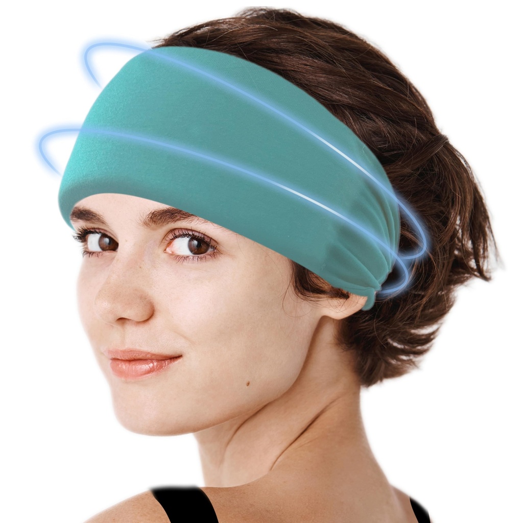 Crimmy Ημικρανία Κεφαλαλγία ανακούφιση Cap, Ψύξη Gel κεφαλόδεσμος Neck Wrap Hat Mask, Καταπραϋντική Ice Pack Κεφαλή πρόσωπο κρύο συμπίεση για άγχος έντασης & Hangover