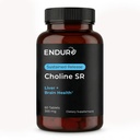 Endurance Products ENDUR - Choline L(+) Bitartrate - SR (Sustained Release) 300 mg - Pregnancy and Cellular Support, Gentle, Sustained Delivery - 6–8 HR Controlled Release - 60 Tablets