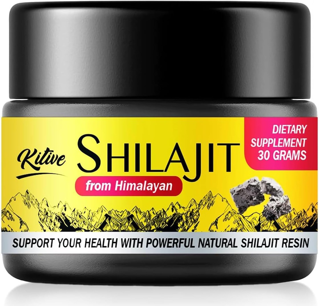 Shilajit Καθαρή οργανική ρητίνη Ιμαλαΐων: Shilajit για άνδρες & γυναίκες 30 g
