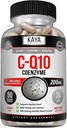 Kaya Naturals - CoQ10 συμπλήρωμα αντιοξειδωτικό δύναμης για την αγγειακή, καρδιακή υγεία, υγιή επίπεδα αρτηριακής πίεσης, και ανοσοποιητική λειτουργία - Επαναφέρει την καθημερινή παραγωγή κυττάρων και ενέργειας - 60 κάψουλες λαχανικών