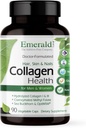 EMERALD LABS Collagen Health - Hydrolyzed Collagen for Healthy Hair, Skin & Nails with Saw Palmetto & Beta-Sitosterol - Επίσης υποστηρίζει ανοσοποιητικό & Adrenal Health - 90 κάψουλες λαχανικών (30-Day Supply)
