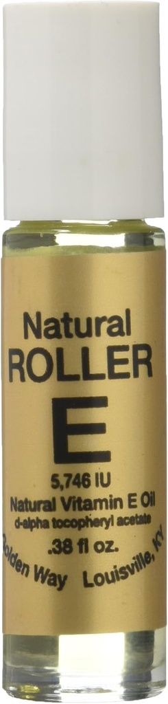 Golden Way Natural Vitamin E Roller, 0.38 Fluid Ounce