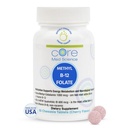 Core Med Science Methyl B12 Folate Supplement for Women & Men - 5-MTHF Χάπια Υποστήριξη Mood, Γνωστική, & Καρδιά Υγεία - Μεθυλοφολικό Βιταμίνη B9 για τα επίπεδα Homocysteine & μεθυλίωση Κύκλος (60 Count)