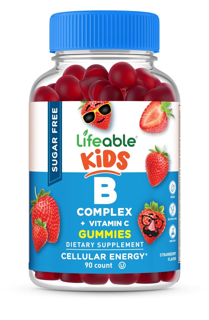 Βιώσιμη χωρίς ζάχαρη Βιταμίνη B Complex για τα παιδιά 