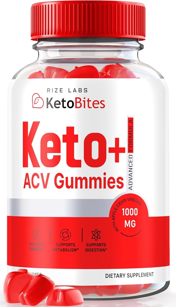 riize εργαστήρια KetoBites Keto+ACV Gummies, Όλα τα φυσικά Gummies για Σύνθετη απώλεια βάρους, συμπλήρωμα μηλίτη μηλίτη, επίσημες κριτικές (60 Gummies)