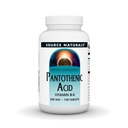 Source Naturals Παντοθενικό οξύ 500 mg Βιταμίνη Β-5 Συμπλήρωμα διατροφής - 100 δισκία