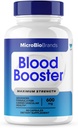 (Microbio Blood Booster, Micro Bio Bio Blood Booster Φυσικό συμπλήρωμα υποστήριξης ροής αίματος, Micro Bio Brands χάπια Advanced Microbiobrands Μέγιστη δύναμη Υποστήριξη Φόρμουλα (60 κάψουλες)