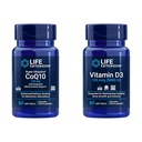 Επέκταση ζωής Super Ubiquinol CoQ10 με ενισχυμένη μιτοχονδριακή υποστήριξη & βιταμίνη D3 125 mcg (5000 IU), Υγεία των οστών